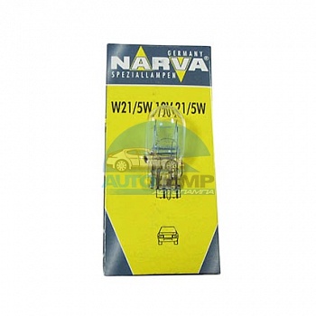 Автолампа NARVA W21/5W 12V 21/5W без цоколя (17919)