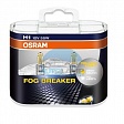 Автолампа OSRAM H1 12V 55W P14,5s Fog Breaker (62150FBR), EURO-2шт
