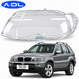 Стекло фары для BMW X5 E53 2003-2006 рестайлинг левое