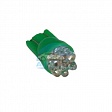 Светодиоды GL T10 б/ц, 7 диодов, зеленые (габариты, панель приборов)