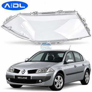 Стекло фары для Renault Megane 2006-2009 правое