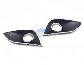 Рамки ПТФ для Hyundai ix35 2009-2015, комплект 2 шт.