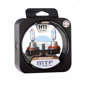 Автолампа MTF H11 12V 55w IRIDIUM Автолампа MTF H11 12V 55w IRIDIUM