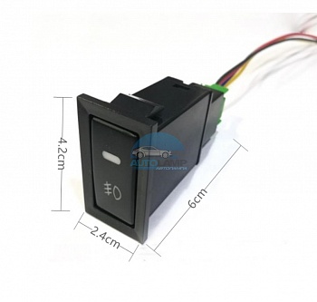 Кнопка ПТФ для Toyota с разъемом TS-08 Кнопка ПТФ для Toyota с разъемом TS-08