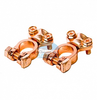 Клеммы аккумуляторные медные (пара) MST-02 Клеммы аккумуляторные медные (пара) MST-02