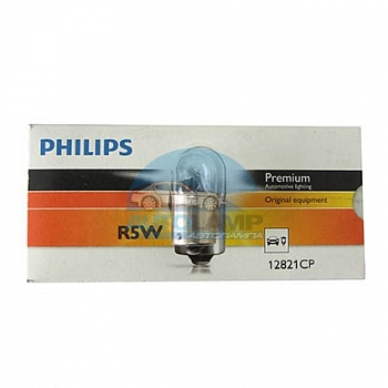 Автолампа PHILIPS R5w 12V 5W BA15s (12821)