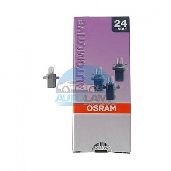 Автолампа OSRAM 24V 1,2W с серым патроном B8,3d (2741MF8) Автолампа OSRAM 24V 1,2W с серым патроном B8,3d (2741MF8)