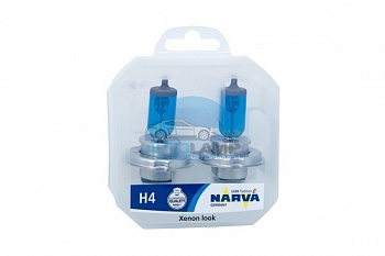 Автолампа NARVA 2*H4 12V 100/90W Range Power White (98015RPW)