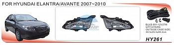 Противотуманные фары ADL/DLAA HY261 для Hundai ELANTRA 2007-), провода, кнопка Противотуманные фары ADL/DLAA HY261 для Hundai ELANTRA 2007-), провода, кнопка