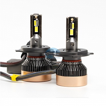 Светодиоды K10 Dragon H4 12-24V 12000 Lm Canbus (100W) Светодиоды K10 Dragon H4 12-24V 12000 Lm Canbus (100W)