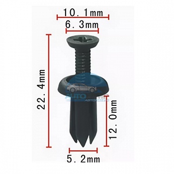 Клипса Lexus, Subaru, Toyota 9046705090B1 Клипса Lexus, Subaru, Toyota 9046705090B1