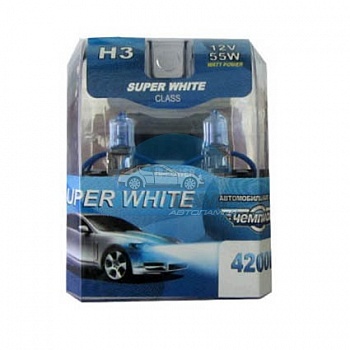 Автолампа ЧЕМПИОН H3 12V 55W 4200K (2шт) Автолампа ЧЕМПИОН H3 12V 55W 4200K (2шт)