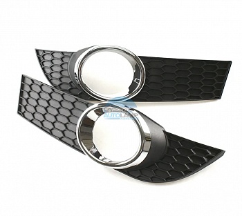 Рамки ПТФ для Chevrolet Aveo T255 2008-2011, комплект 2 шт.