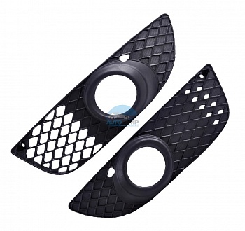 Рамки ПТФ для Mitsubishi Lancer 10 2007-2011, комплект 2 шт.