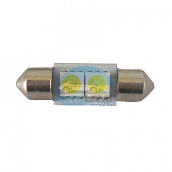 Светодиоды GL T10*28mm, 2 диода SMD5050, белые (салонная) Светодиоды GL T10*28mm, 2 диода SMD5050, белые (салонная)