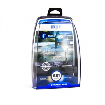 Автолампа MTF H27(881) 12V 27w DYNAMIC BLUE Автолампа MTF H27(881) 12V 27w DYNAMIC BLUE