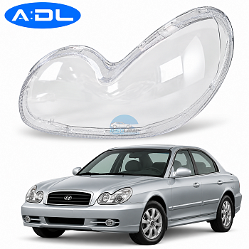 Стекло фары для Hyundai Sonata EF 2001-2013 левое