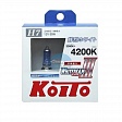 Автолампа KOITO H7 12V 55W (100) Whitebeam III 4200K - 2шт (P0755W)