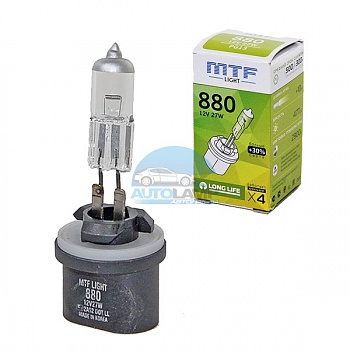 Автолампа MTF H27 12V 880 27w LONG LIFE X4 Автолампа MTF H27 12V 880 27w LONG LIFE X4