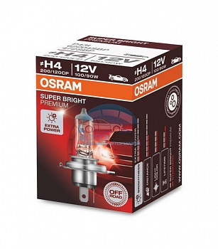 Автолампа OSRAM H4 12V 100/90W P43t OFF-ROAD (62204SBP)