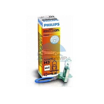 Автолампа PHILIPS H3 12V 55W +30% Premium (12336PR)