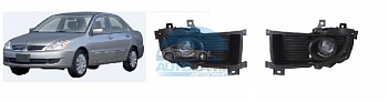 Противотуманные фары ADL/DLAA MB601N для MITSUBISHI LANCER (2005-2009), провода, кнопка 