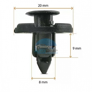 Клипса Acura, Honda, Infiniti, Mitsubishi, Nissan 155309321 Клипса Acura, Honda, Infiniti, Mitsubishi, Nissan 155309321