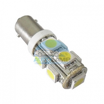 Светодиоды GL T8.5 BA9S 9 диодов SMD5050, белые 24V(панель приборов) Светодиоды GL T8.5 BA9S 9 диодов SMD5050, белые 24V(панель приборов)
