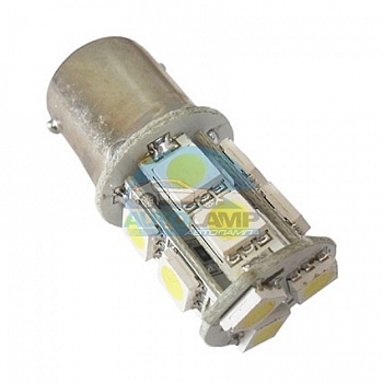 Светодиоды GL T25 BA15S одноконтактные, 13 диодов SMD5050, белые (стоп-сигнал, задний ход) Светодиоды GL T25 BA15S одноконтактные, 13 диодов SMD5050, белые (стоп-сигнал, задний ход)