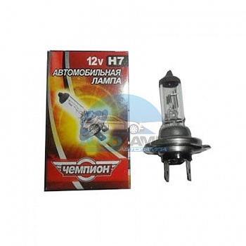 Автолампа ЧЕМПИОН H7 24V 70W PX26d Автолампа ЧЕМПИОН H7 24V 70W PX26d