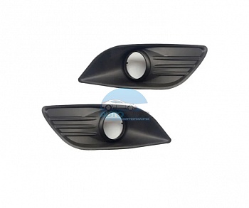 Рамки ПТФ для Ford Focus 2 рестайлинг 2008-2011, комплект 2 шт.