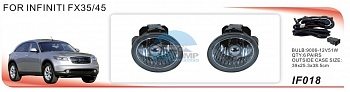 Противотуманные фары ADL/DLAA IF018 (INFINITI FX35/45), провода, кнопка Противотуманные фары ADL/DLAA IF018 (INFINITI FX35/45), провода, кнопка