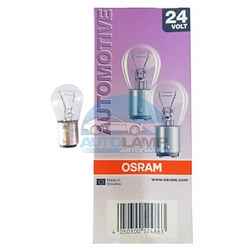 Автолампа OSRAM P21/5W 24V 21/5W BAY15d (7537) Автолампа OSRAM P21/5W 24V 21/5W BAY15d (7537)