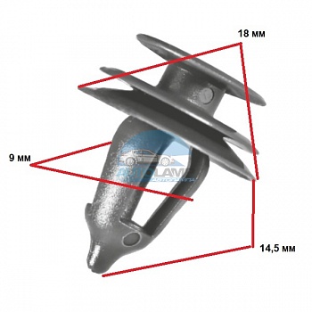 Клипса Lexus, Toyota 6777112040