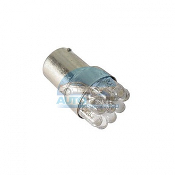 Светодиоды GL G18.5 BA15S 9 диодов, желтые (габариты, номер, капот) Светодиоды GL G18.5 BA15S 9 диодов, желтые (габариты, номер, капот)