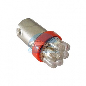 Светодиоды GL T8 BA9S 7 диодов красные (панель приборов) Светодиоды GL T8 BA9S 7 диодов красные (панель приборов)