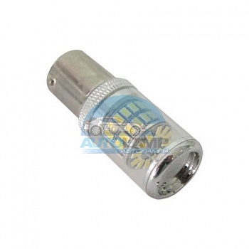 Светодиоды GL T25 BA15S одноконтактные, 48 диодов SMD3014 reflector, белые (стоп-сигнал, задний ход) Светодиоды GL T25 BA15S одноконтактные, 48 диодов SMD3014 reflector, белые (стоп-сигнал, задний ход)