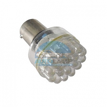 Светодиоды GL T25 BAY15D, двухконтактные, 24 диода, красные (стоп-сигнал, задний ход) Светодиоды GL T25 BAY15D, двухконтактные, 24 диода, красные (стоп-сигнал, задний ход)