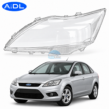 Стекло фары для Ford Focus 2 2009-2011 левое Стекло фары для Ford Focus 2 2009-2011 левое