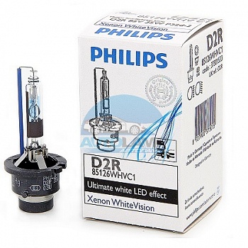 Ксеноновая лампа PHILIPS D2R XENON WHITE VISION 6000K (85126WHVC1) Ксеноновая лампа PHILIPS D2R XENON WHITE VISION 6000K (85126WHVC1)