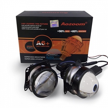 Комплект светодиодных линз (Bi-Led) AOZOOM A6+ (3 дюйма) в Новосибирске Комплект светодиодных линз (Bi-Led) AOZOOM A6+ (3 дюйма)