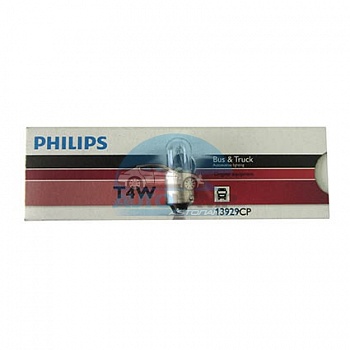 Автолампа PHILIPS T4w 24V 4W BA9s (13929)