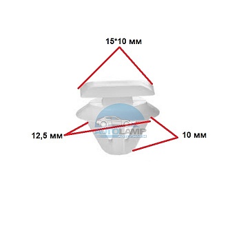 Клипса Mazda E11451W24