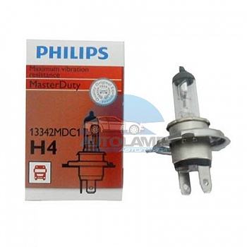 Автолампа PHILIPS H4 24V 75/70W Master Duty (13342MD)