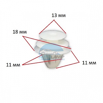 Клипса Lexus, Mazda, Suzuki, Toyota 6777189104 Клипса Lexus, Mazda, Suzuki, Toyota 6777189104