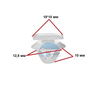 Клипса Mazda E11451W24