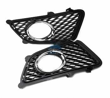 Рамки ПТФ для Kia Sportage 2008-2009, комплект 2 шт.