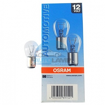 Автолампа OSRAM P21/4 12V 21/4W BAZ15d (7225)