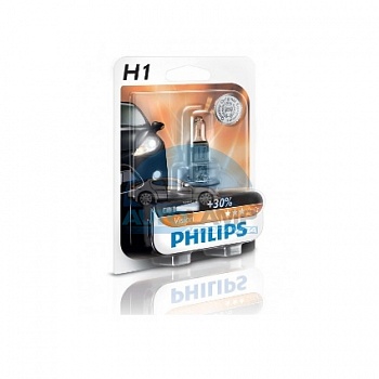 Автолампа PHILIPS H1 12V 55W +30% Premium (12258PRB1), на блистере