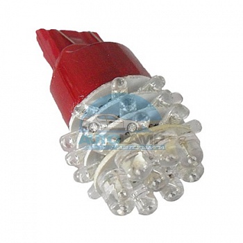 Светодиоды GL T20 б/ц двухконтактные, 36 диодов, красные (стоп-сигнал, задний ход)